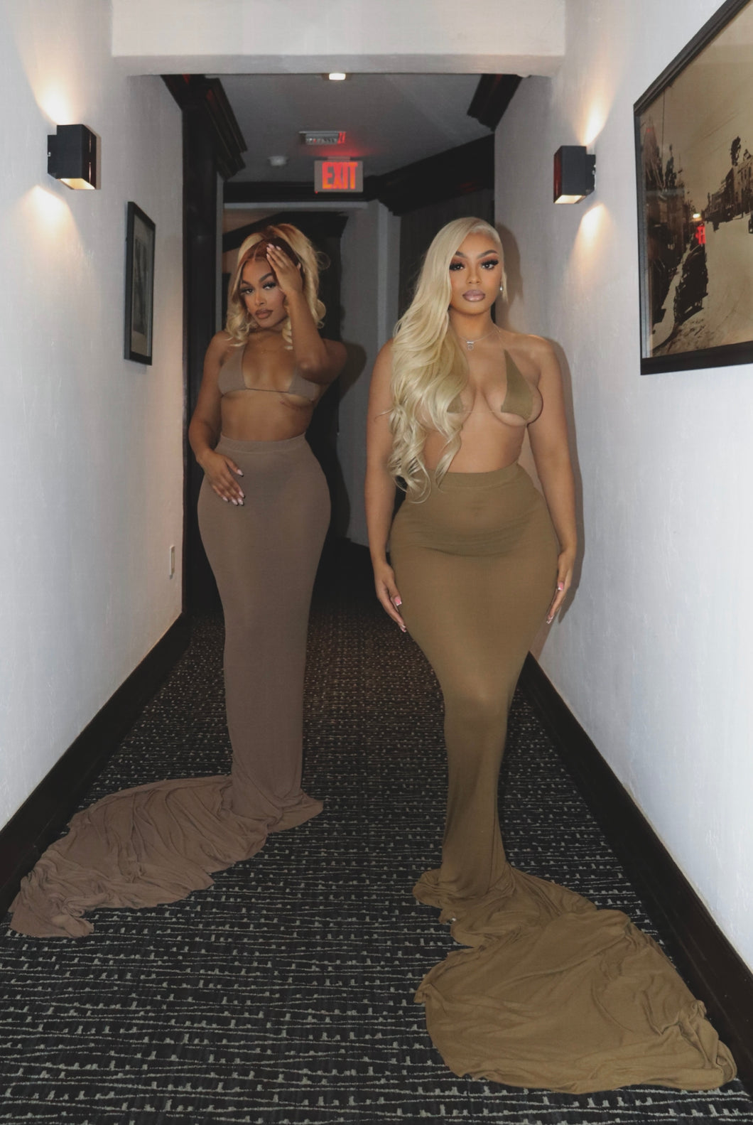 Soft Resort Knit Set (Henna Tan)
